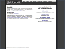 Tablet Screenshot of bootmii.org